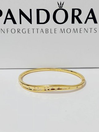 Pulsera Pandora Dorada Talla 18