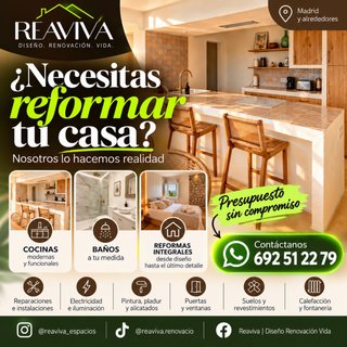 REFORMAS INTEGRALES Y REPARACIONES MADRID Y ALRED.