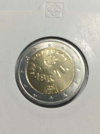 Portugal Moneda 2 Euros  25 de Abril