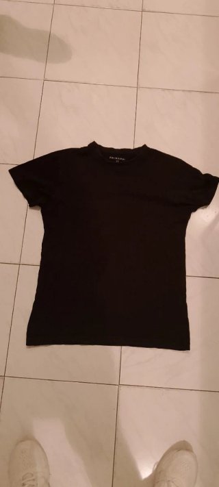 Camiseta Negra Primark Talla XS