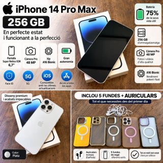 iPhone 14 Pro Max 256GB Plata