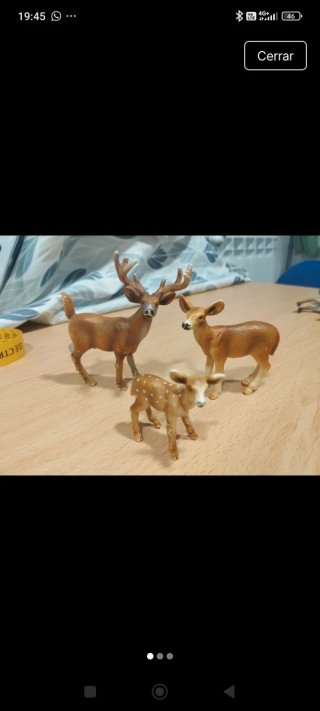 Set de 3 Figuras de Ciervos. Schleich