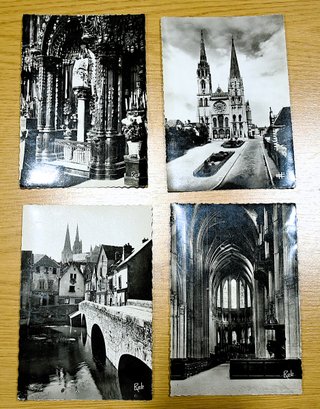 Lote 17 tarjetas postales del Centro-Val de Loira