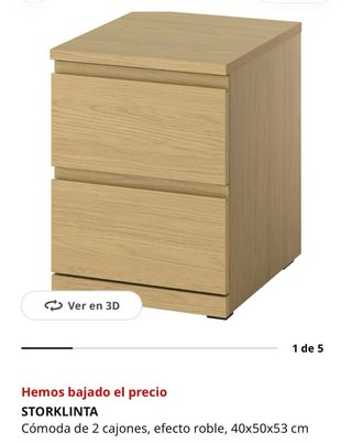 Mesilla de noche IKEA STORKLINTA