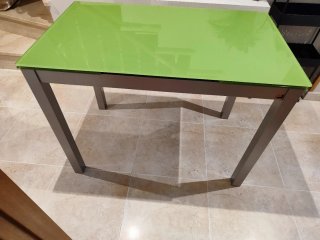 Mesa Extensible de Cristal Templado