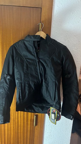 Chaqueta de moto Kangroute negra