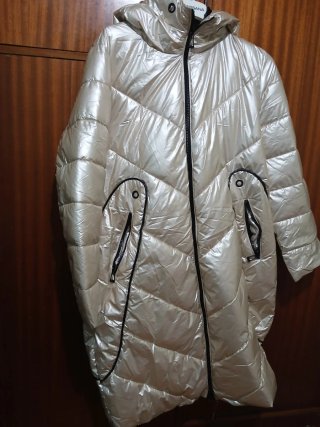 Chaqueta Acolchada Dorada