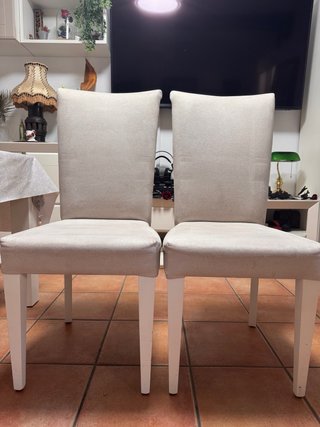 Set de 4 Sillas de Salón Beige