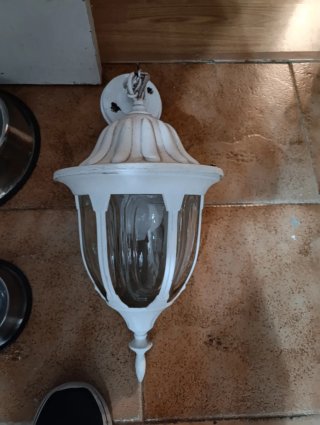 Farol de Techo para Exterior Blanco