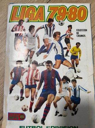 Álbum de Cromos Liga 79-80
