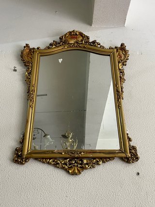 Espejo Antiguo Dorado