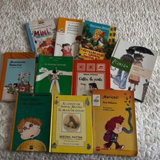 Lote de libros de literatura infantil (10 años)