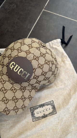 Berretto Gucci Beige e Marrone