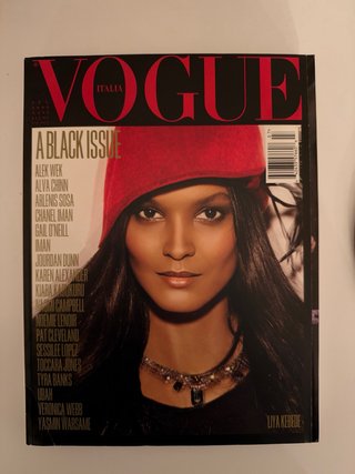 Vogue Italia julio 2008 – A Black Issue + Fashion