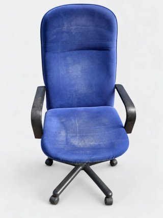 Silla Giratoria de Oficina Azul