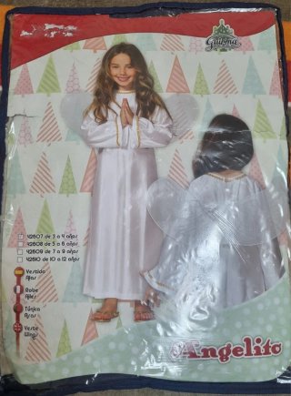 Disfraz de Angelito Talla 3-4 Años