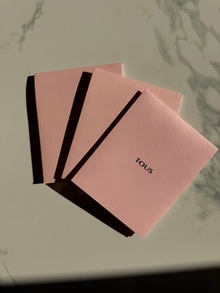 3 Sobres TOUS Rosa