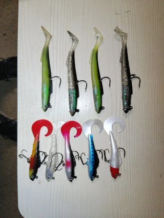 Lote de 8 señuelos de pesca