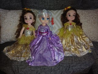 Set de 3 Muñecas Princesas Disney