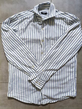 BOSS Hugo Boss Camisa de Rayas Talla 38