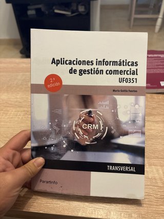 Aplicaciones informáticas de gestión comercial,...