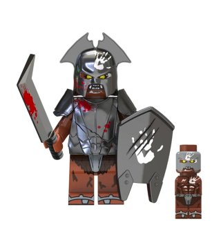 Figura tipo LEGO El Señor de los Anillos Uruk hai