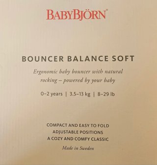 Hamaca BabyBjörn Bouncer Balance Soft