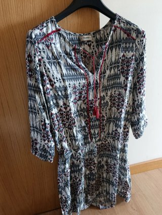 Vestido Estampado Pull&Bear Talla S