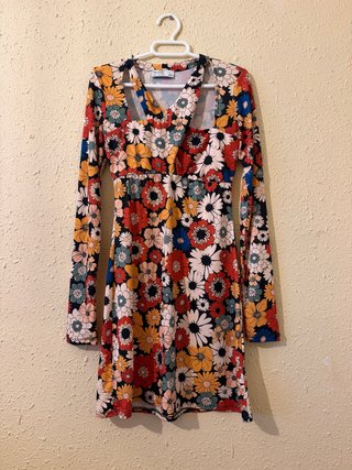 Vestido Bershka Estampado Floral