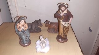 Figuras nacimiento Belén de Barro  Decorarte.