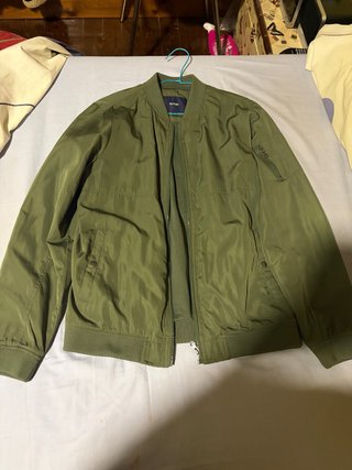 cazadora verde hombre talla S