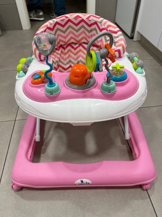 Andador para Bebé Rosa