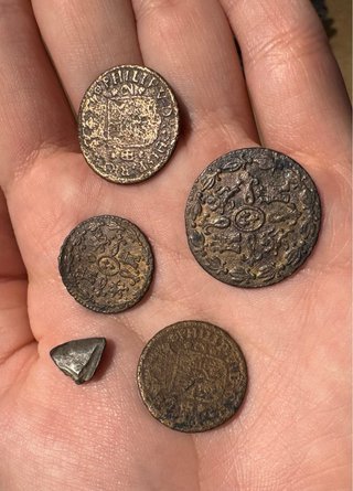 Lote de monedas antiguas