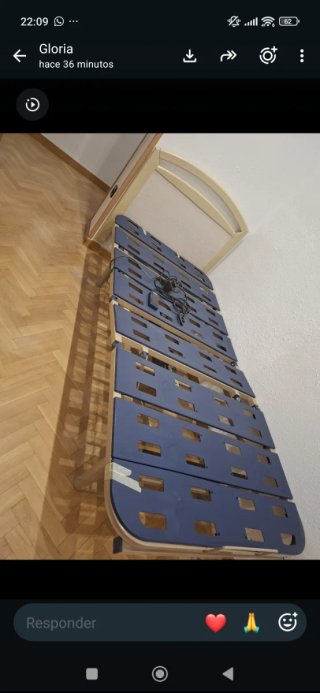 Cama articulada con somier