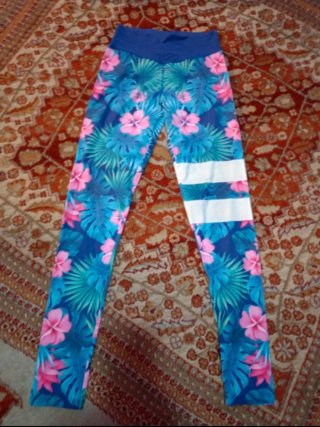 Mallas Deportivas Florales Talla S