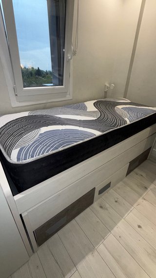 Cama nido con dos colchones