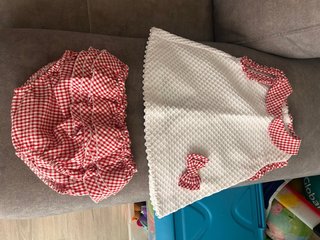 Conjunto Vestido y Braguita Bebé