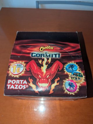 Caja Expositor Portatazos Gormiti Cheetos
