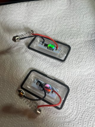 Set de 2 Luces LED para Matrícula