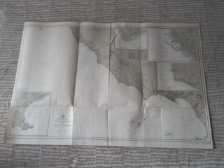 Carta Náutica US Navy: Civitavecchia a Isole Ponti