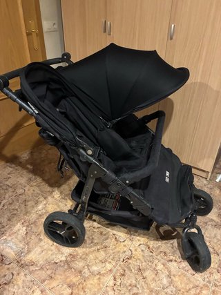 Carrito Gemelar Easy Twin Negro