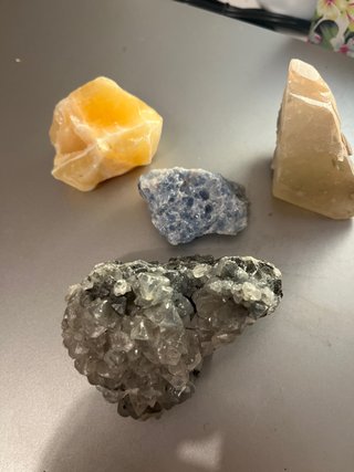 Set di 4 Minerali di Calcite