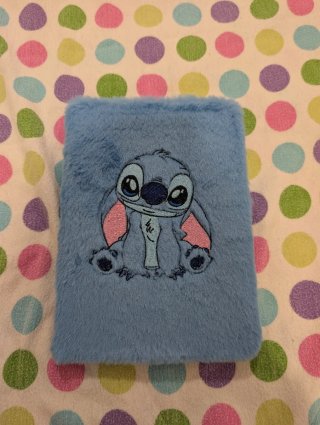 Libreta de Terciopelo con Stitch