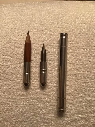 Pluma y Lápiz Reversible Antiguo (S. XIX-XX)