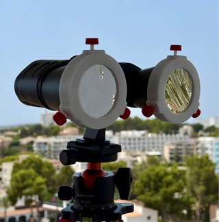 Pack portafiltros solar para prismáticos 10x50