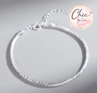 Pulsera con baño de plata
