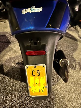 Portamatrículas Piaggio Zip SP