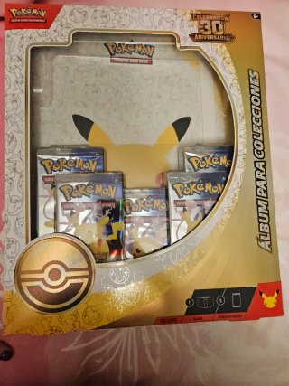 Blister Pokémon 30 Aniversario con Álbum