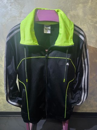 Adidas vintage 2013 giacca tuta nera/giallo❗-10%❗