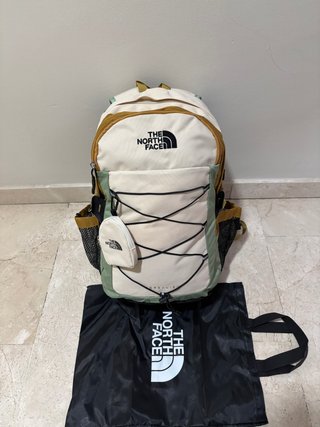 Mochila The North Face Beige y Verde